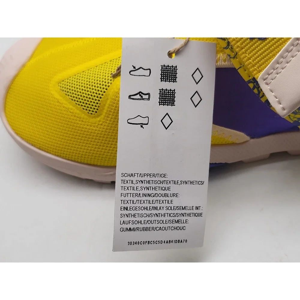 Adidas Terrex Captain Toey Hiking Boys Size 5‎ Yellow Blue Sandals IH2908